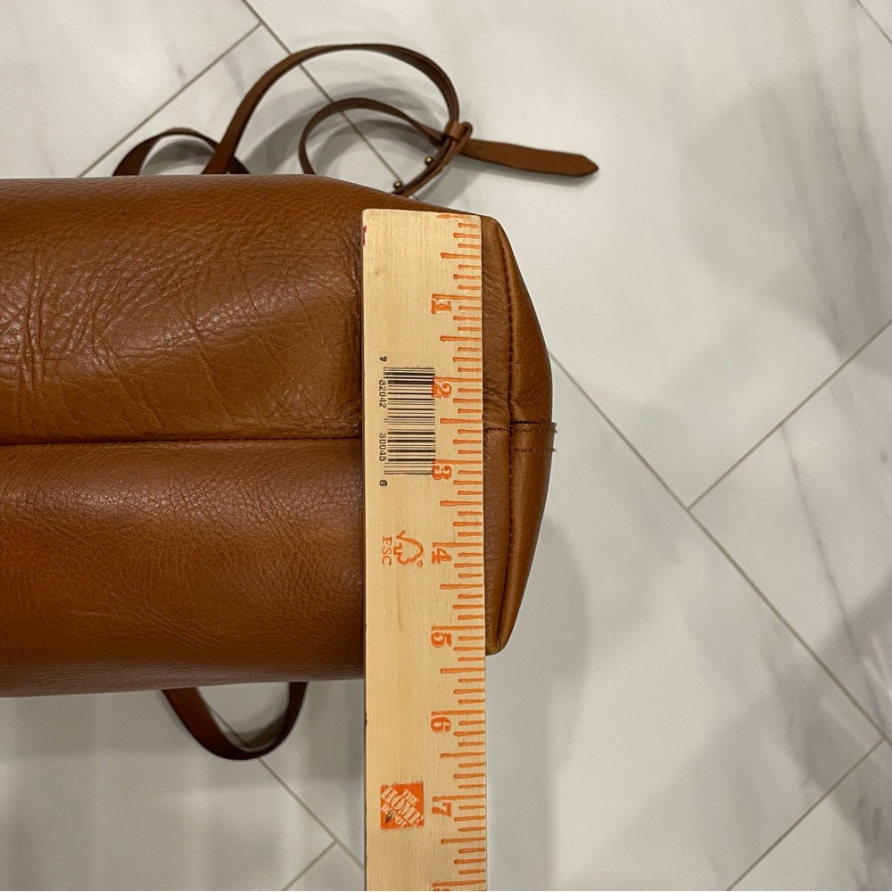Madewell Leather Tote Bag (Brown) - Picture 6 of 8
